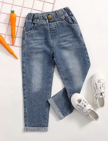 Blugi Shein Kids, albastru Albastru