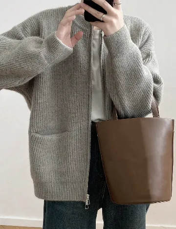 Jacheta SHEIN, gri Gri