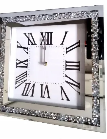 Ceas de perete Zd Trading, argintiu Gri