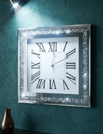 Ceas de perete Zd Trading, argintiu