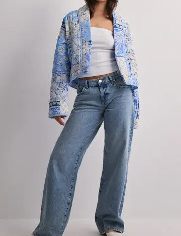 Jacheta Only, albastru Albastru