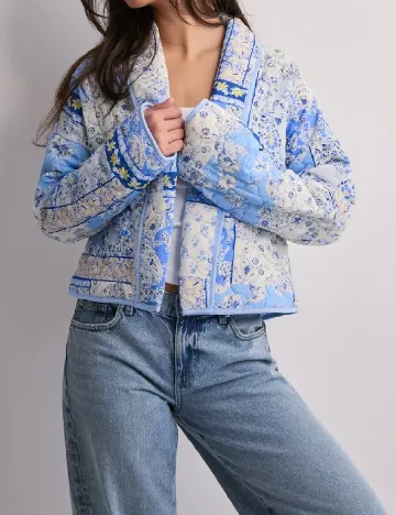 Jacheta Only, albastru Albastru