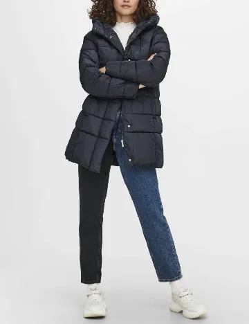 Geaca Only Carmakoma, bleumarin Albastru