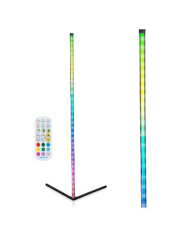 Lampă de colț LED RGB cu senzor muzical Grundig, mix culori