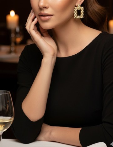 Cercei Trendz, auriu