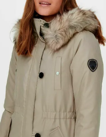 Geaca Only, crem Crem