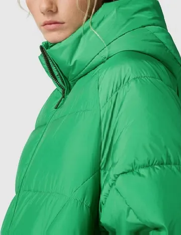 Geaca Only Carmakoma, verde Verde