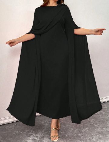 Rochie lunga SHEIN CURVE, negru