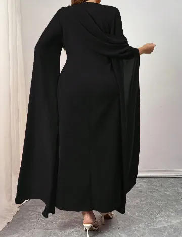 Rochie lunga SHEIN CURVE, negru Negru