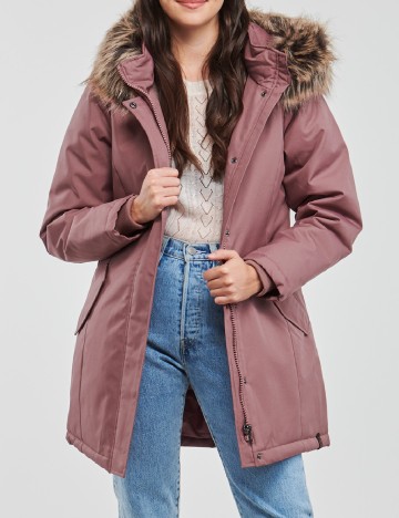 Geaca Only, roz pudra inchis