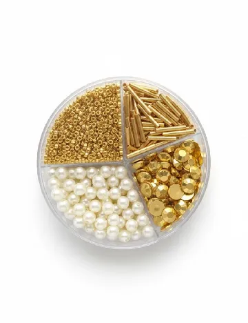 Decoratiuni artizanale Hobby Flora, auriu Galben