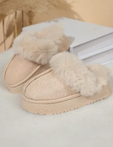 Saboti Shein Kids, crem Crem