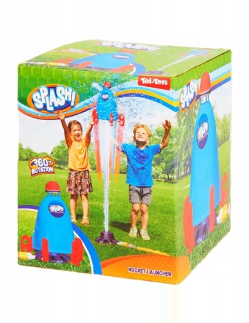 Aspersor cu apă tip rachetă Toi-Toys, albastru