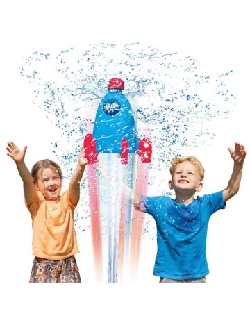 Aspersor cu lansator de rachete Toi-Toys, albastru