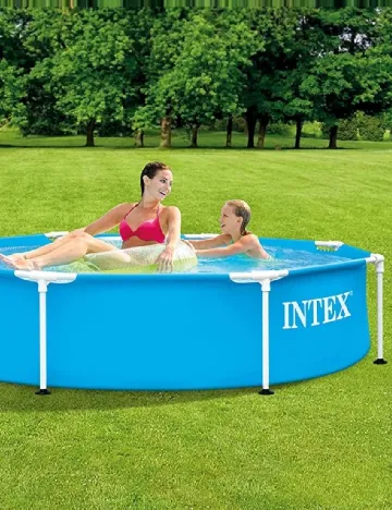Piscina cadru metalic, 2.44mx51cm INTEX, albastru Albastru