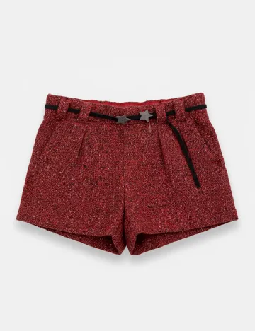 Pantaloni scurti Zara, visiniu Rosu