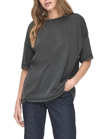 Tricou Only, gri Gri