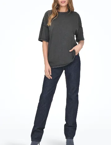 Tricou Only, gri Gri