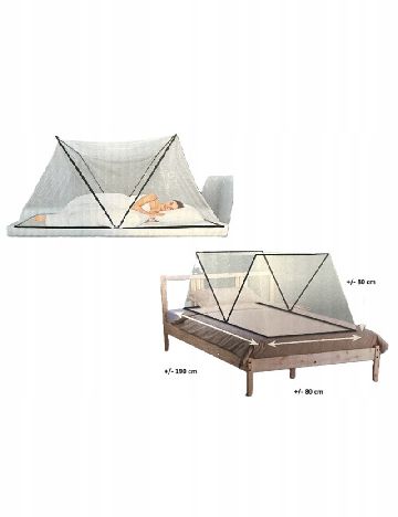 Plasă de țânțari pentru pat Dayes, alb