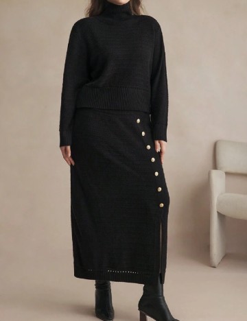 Compleu SHEIN CURVE, negru