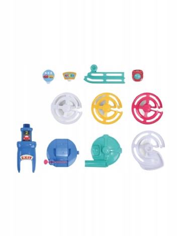 Set parcare auto multietajata Playgo, mix culori