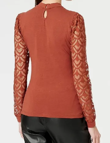 Bluza Only Carmakoma, caramiziu Maro