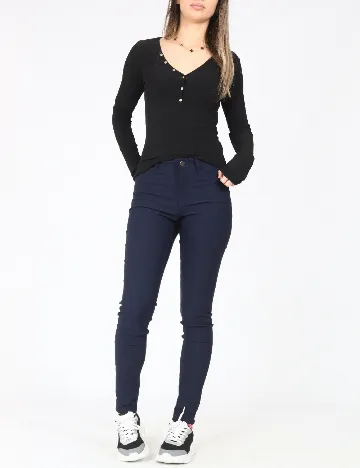 Pantaloni Jacqueline de Yong, bleumarin Albastru