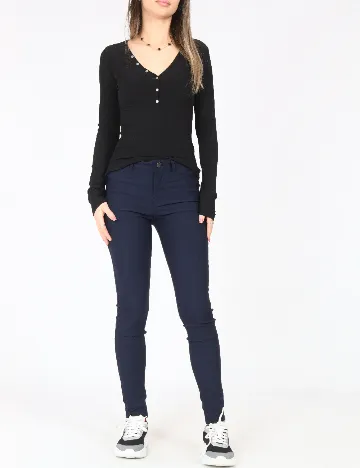 Pantaloni Jacqueline de Yong, bleumarin Albastru