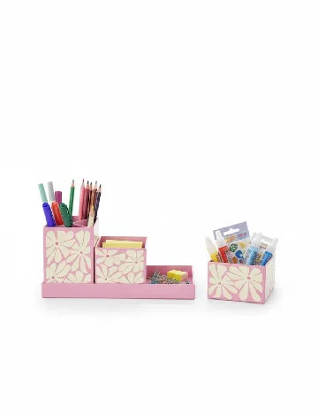 Organizator pentru birou AVEC, roz Roz