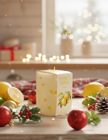 Lumanare decorativa AVEC, alb