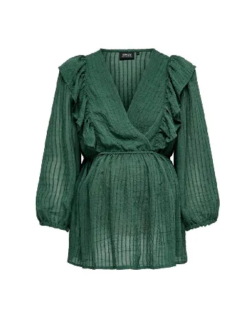 Bluza Only Carmakoma, verde Verde