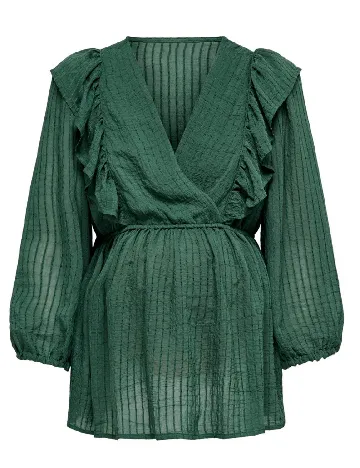 Bluza Only Carmakoma, verde