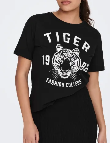 Tricou Jacqueline de Yong, negru Negru