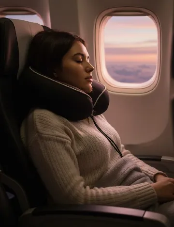 Perna de gat pentru calatorie ACTION, negru Negru