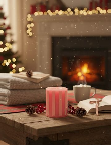 Lumanare decorativa AVEC, roz