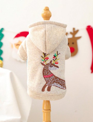 Haina pentru caini SHEIN, crem