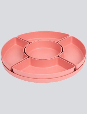 Platou pentru servire, roz