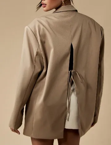 Sacou Oversize Missguided, maro Maro