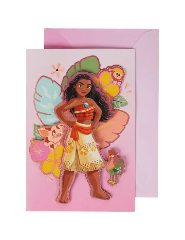 Felicitare A5 Moana W&O Products, roz