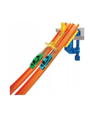 Set pista pentru copii cu 2 masinute, 1:64 Hot Wheels, mix culori