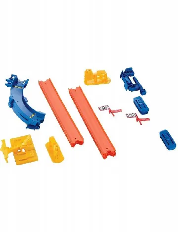 Set pista pentru copii cu 2 masinute, 1:64 Hot Wheels, mix culori