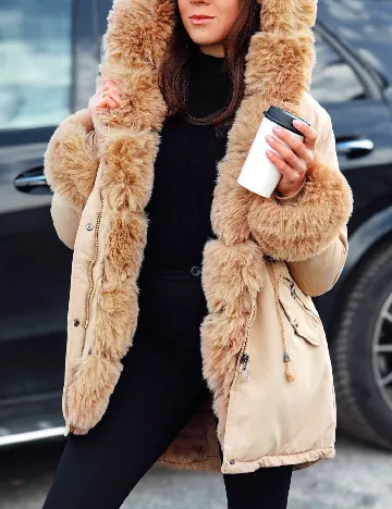 Geaca Jstyle, crem Crem