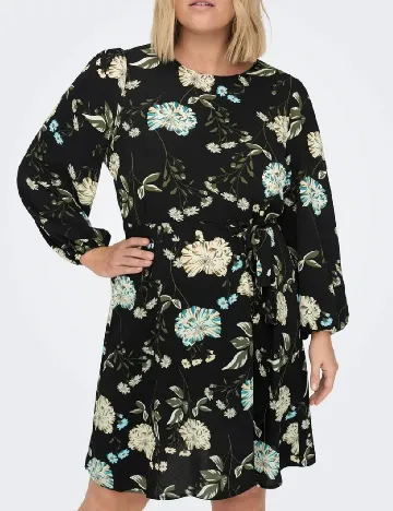 Rochie scurta Only Carmakoma, floral Floral print