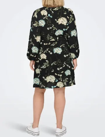 Rochie scurta Only Carmakoma, floral Floral print