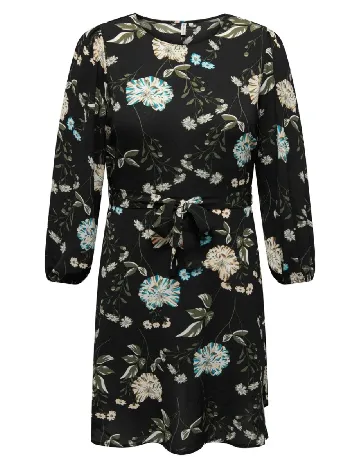 Rochie scurta Only Carmakoma, floral Floral print