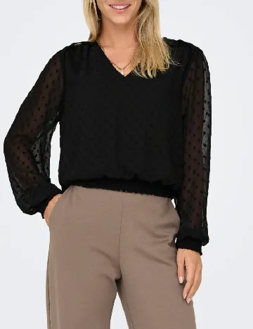 Bluza Only, negru Negru