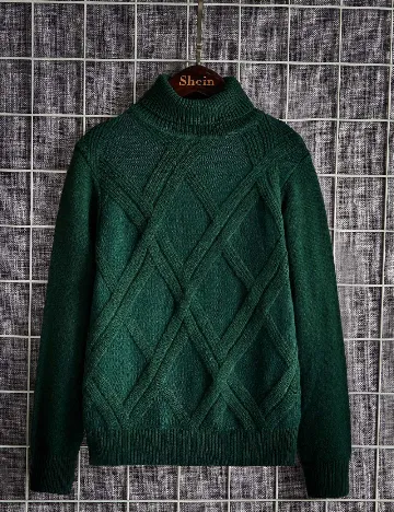 Pulover Shein Kids, verde Verde