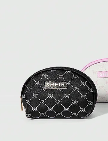 Geanta de cosmetice SHEIN, negru Negru