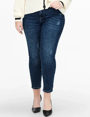 Blugi Only Carmakoma, albastru Albastru