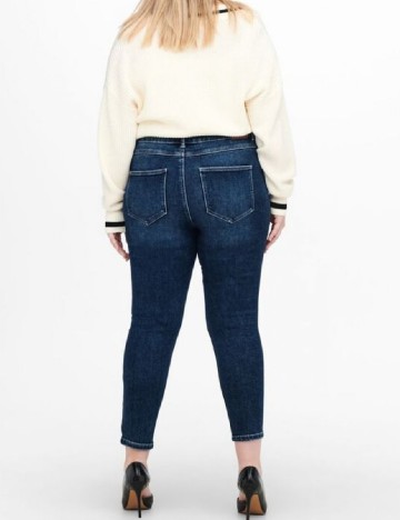 Blugi Only Carmakoma, albastru